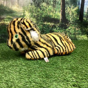 Vintage Superior Toy and Novelty Plush Tiger Fair Prize Stuffed 1960s